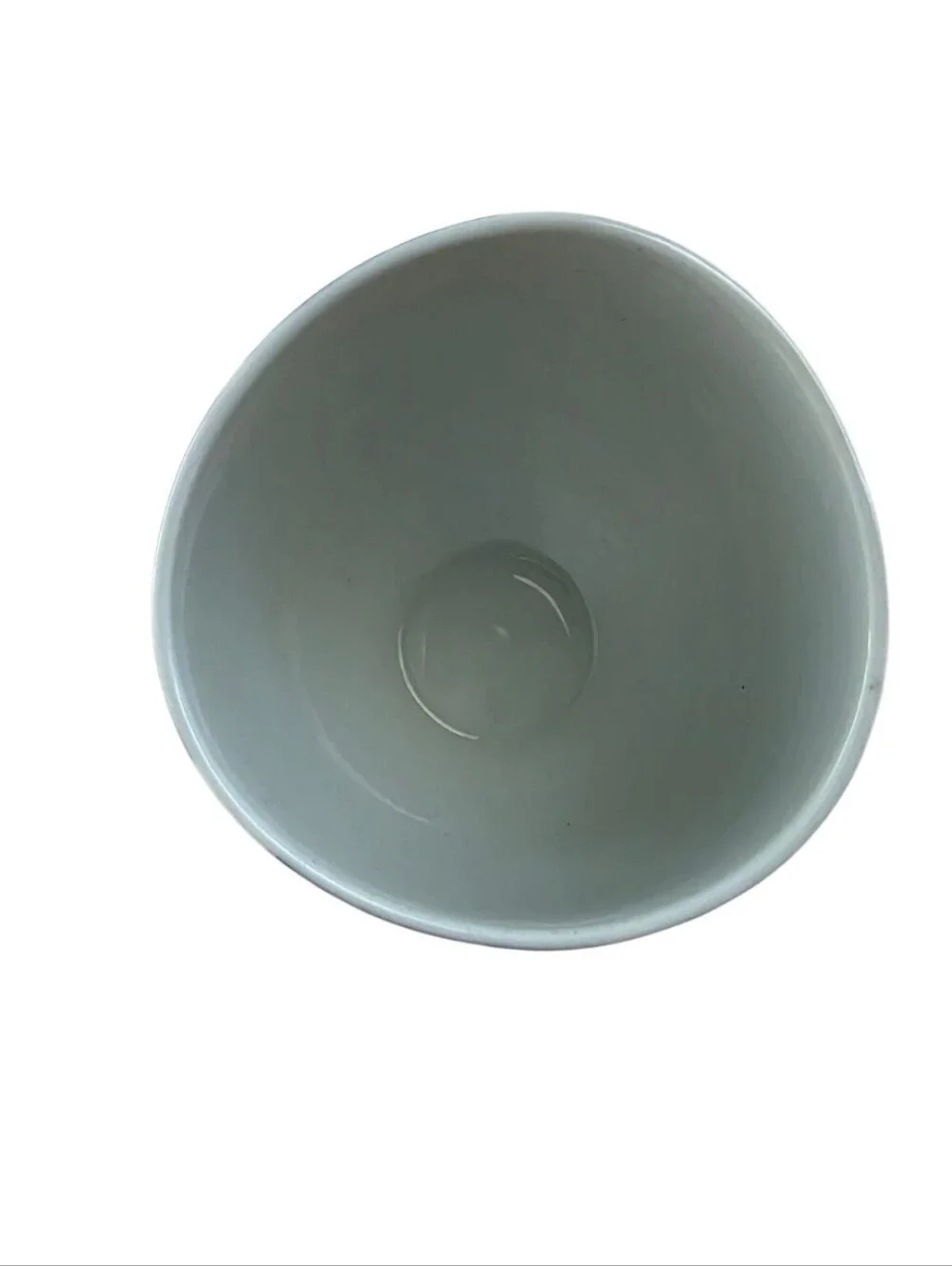 Paola Navone Designer Blue White Ceramic Vessels Made in Portugal Set of 2